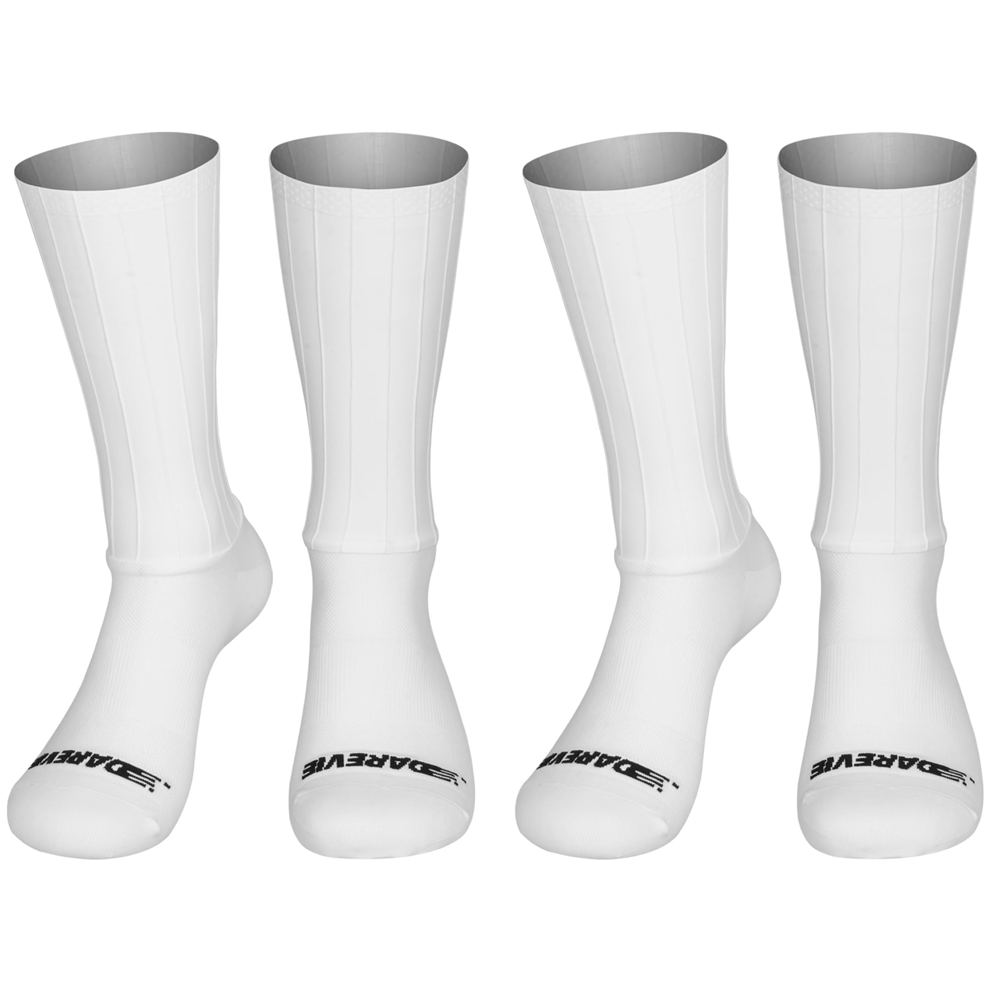 [Darevie] 靴下 Aero エアロソックス ロードバイク サイクルソックス 男女兼用［抗菌防臭・通気吸汗速乾］着圧 自転車 ランニング 登山 サッカー スポーツ アウトドア フリーサイズ DVA061