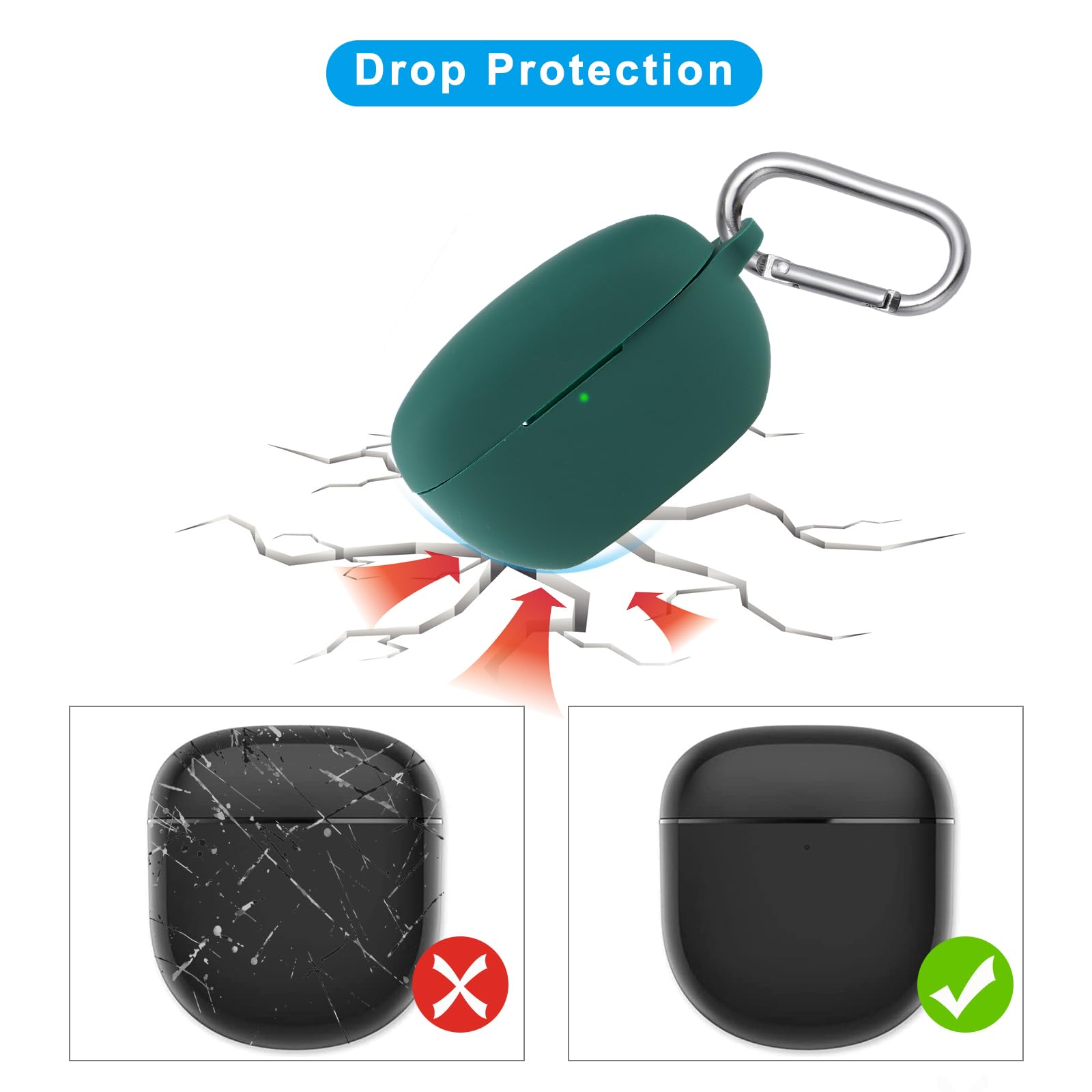 Housse De Protection Kwmobile Pour Écouteurs Sony WF-1000XM5 – Neuf