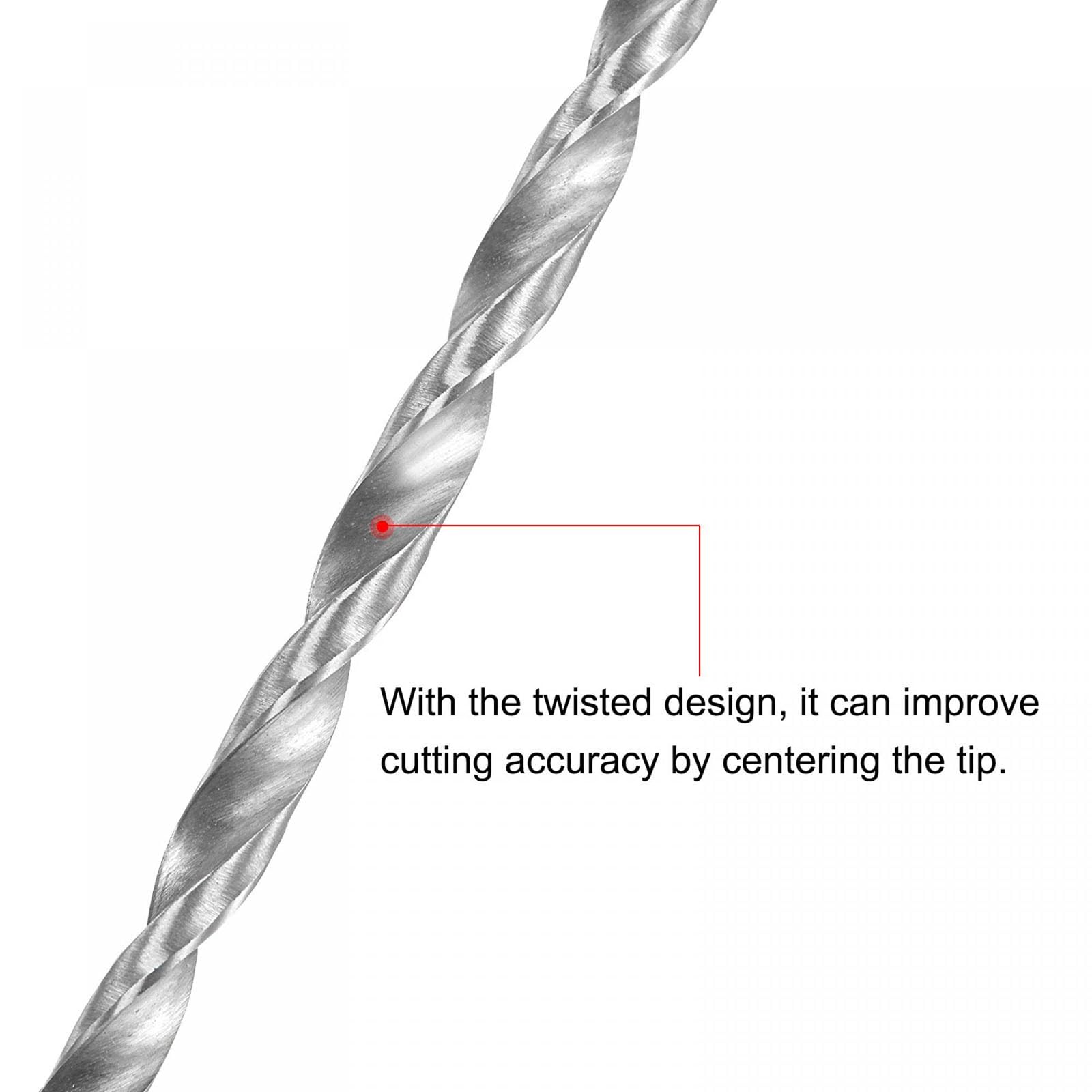 TA-VIGOR 2Pcs 5mm Extra Long Twist Drill Bits - Image 4