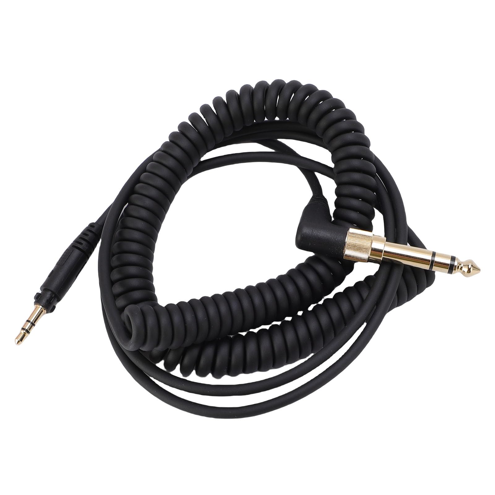 Spr??ynowy Kabel D?wi?kowy do S?uchawek headphone cable eah dj1200 Przed?u?any Przewód Spiralny z Mechanizmem Blokuj?cym i Poz?acanymi Z??czami, do Klinkenkabel