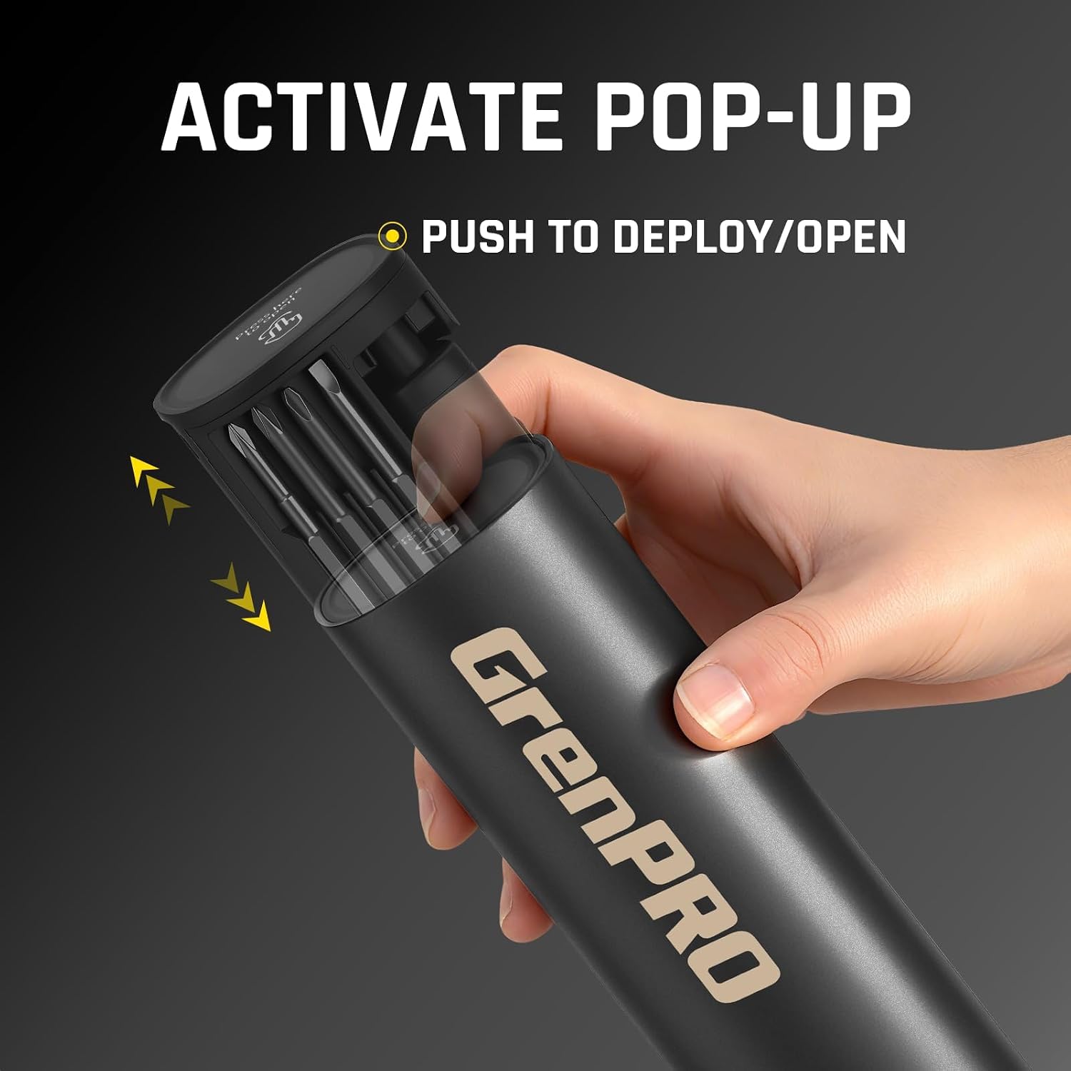 GRENPRO Destornillador eléctrico inalámbrico de precisión 78 en 1, con pantalla LED | 5 modos de torsión ajustables para reparación de teléfono, cámara, PC, drones y dispositivos electrónicos