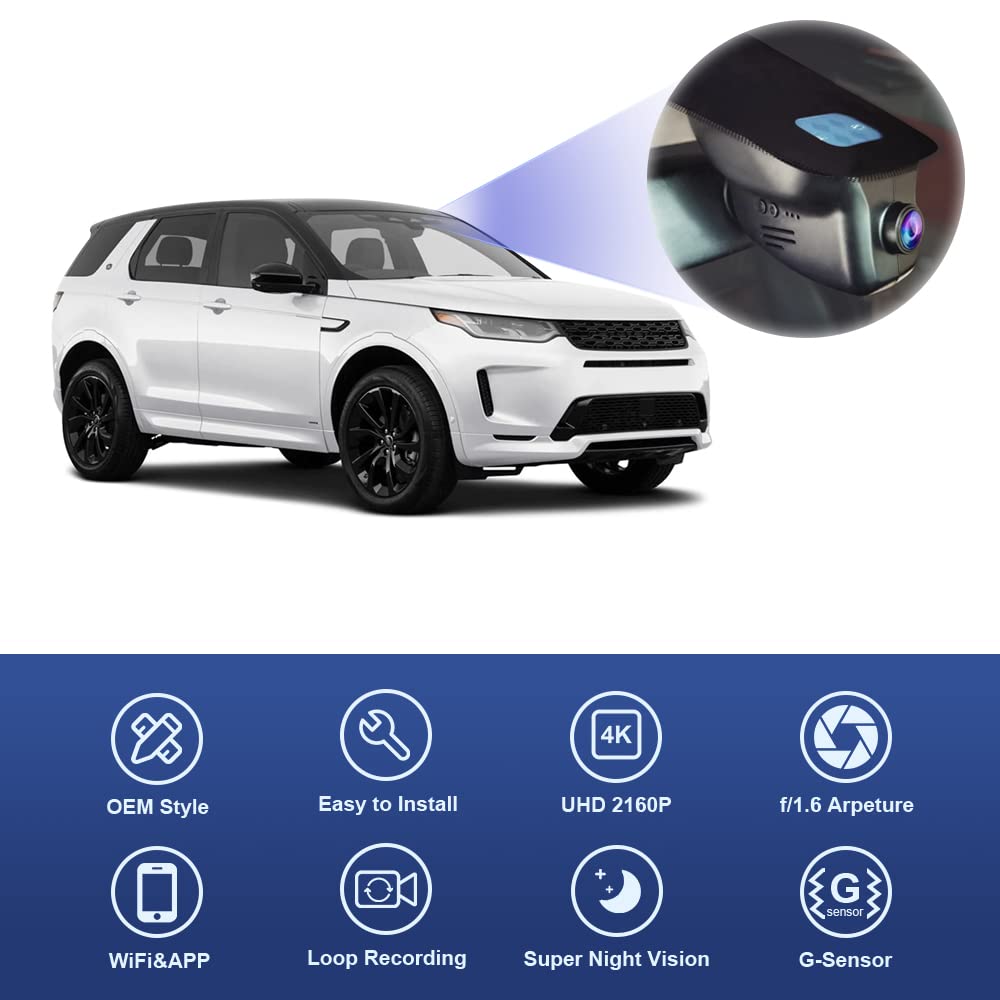 Amazon.com: Fitcamx 4K Dash Cam Suitable for Land Rover Discovery