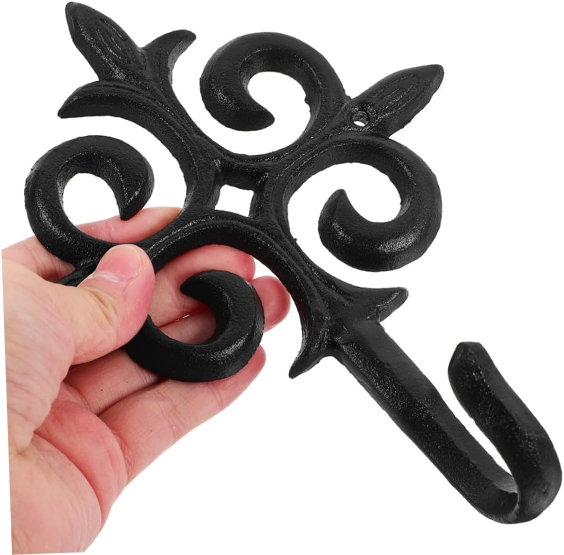 Metal Flower Basket Hook 2pcs for Garden Hanging Planter Brackets Indoor Outdoor Plant Holder Wall Mount Iron Plant Hanger Rack Sturdy Support