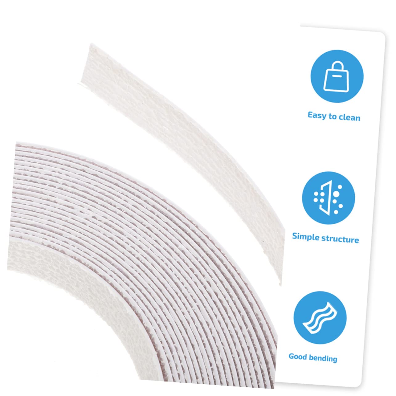 Housoutil Edge Banding Strip 10m Adhesive Cabinet Banding Pre-glued Edges Banding for Plywood
