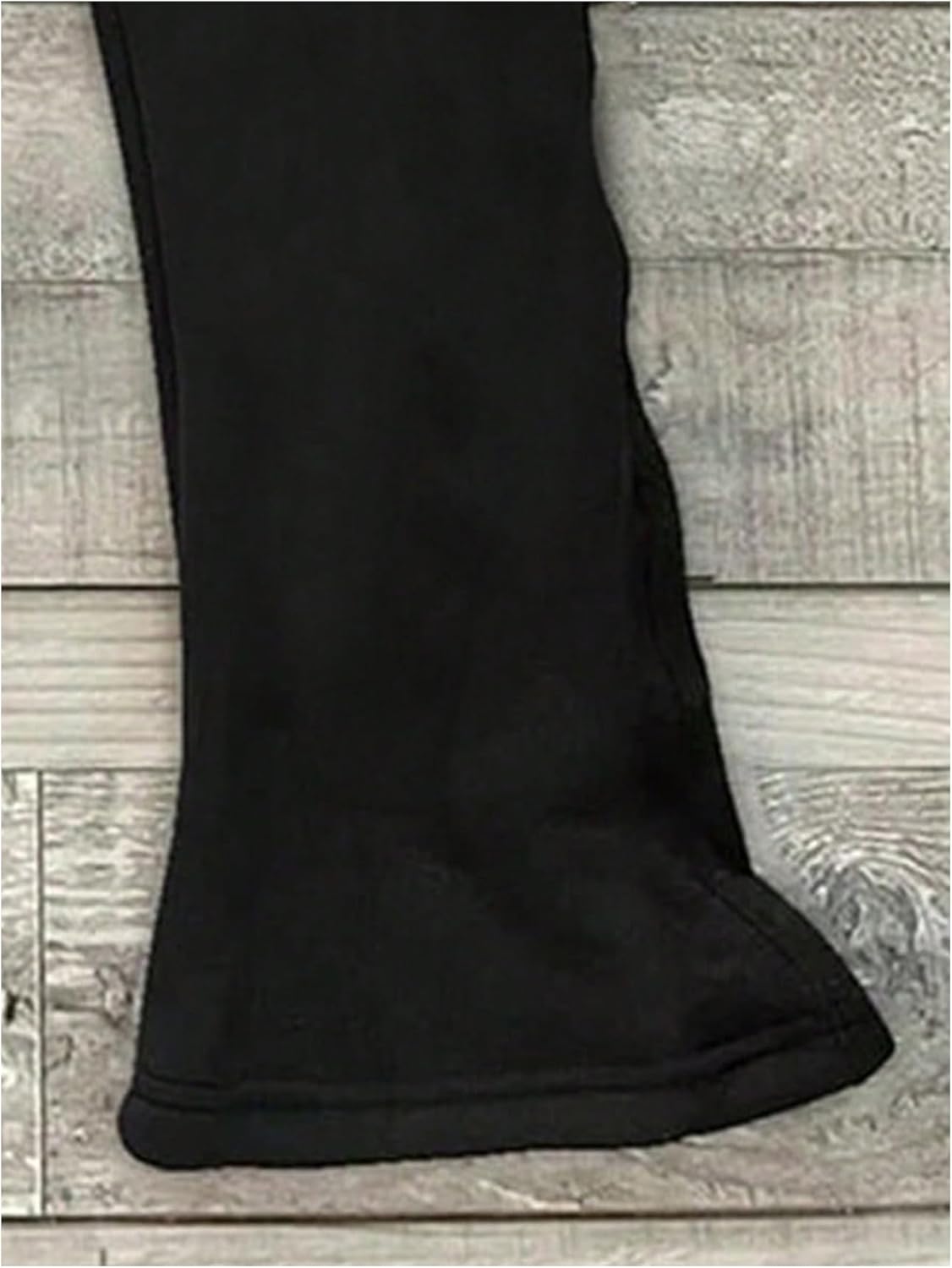 SHENHE Men's Flare Stacked Sweatpants Baggy Drawstring Waist Streetwear Bell Bottom Sweats Pants with Pocket - Image 5