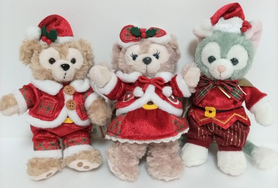 顔厳選】 ダッフィー&フレンズ クリスマス 2024 ぬいぐるみバッジ  
