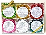 Natural Shower Bomb Aromatic Gift Set 6 Varieties per Pack