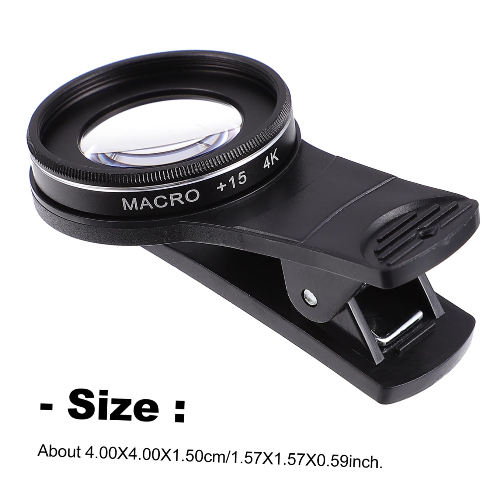 GRIRIW High Definition Phone Macro Lens Clip Design Dual Macro Camera Lens for Smartphones Low Blurring Compatible with iPhone and More