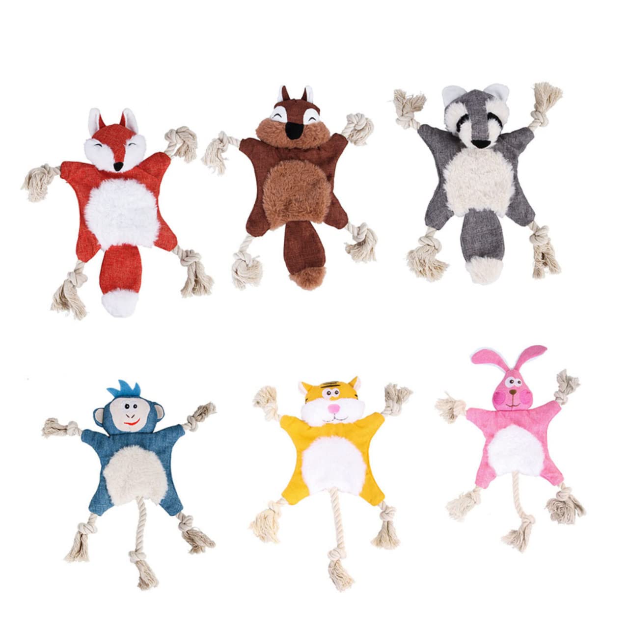 POPETPOP 3stücke Kuscheltier Für Haustiere Plüschspielzeug Mit Geräuschen Für Hunde Und Katzen Interaktives Spielzeug Im Tigerdesign Und Langeweile Und Schont Möbel