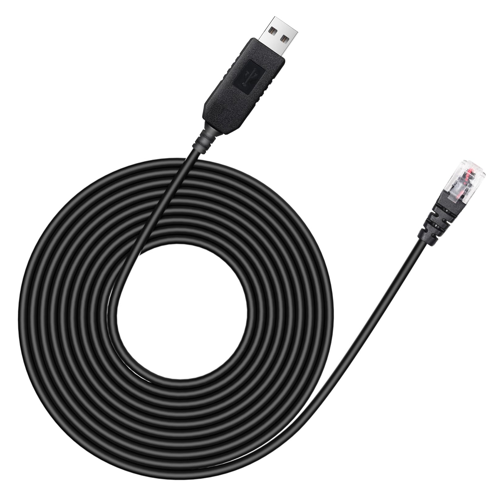 Hodeoo USB to RJ11 Radar Detector Power Cable,DC5V-12V Power Cable Replacement for Escort, Uniden, Radenso XP, Beltronics & Whistler Radar Detectors (