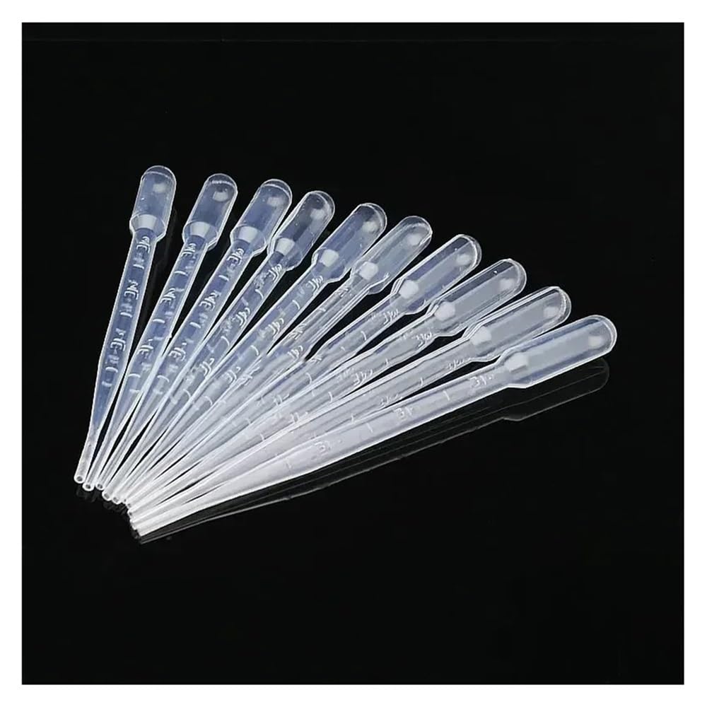 Cristalería de Laboratorio Pipetas de plástico transparente de 3 ml (200 unidades, 300 unidades, 500 unidades y 1000 unidades)(1000pcs)
