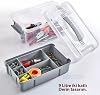 Large Size Split Organizer Box 9 Liters - Transparent Design Storage Container - Home Car Storage Box - Home Bathroom Organizer, Cabinet Organizer, Storage, Box, Organizer