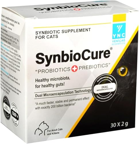 I Probióticos y prebióticos para gatos I Polvo Suplemento para gatos I Apoyo a la salud digestiva I 200 mil millones de bacterias por bolsita I 30