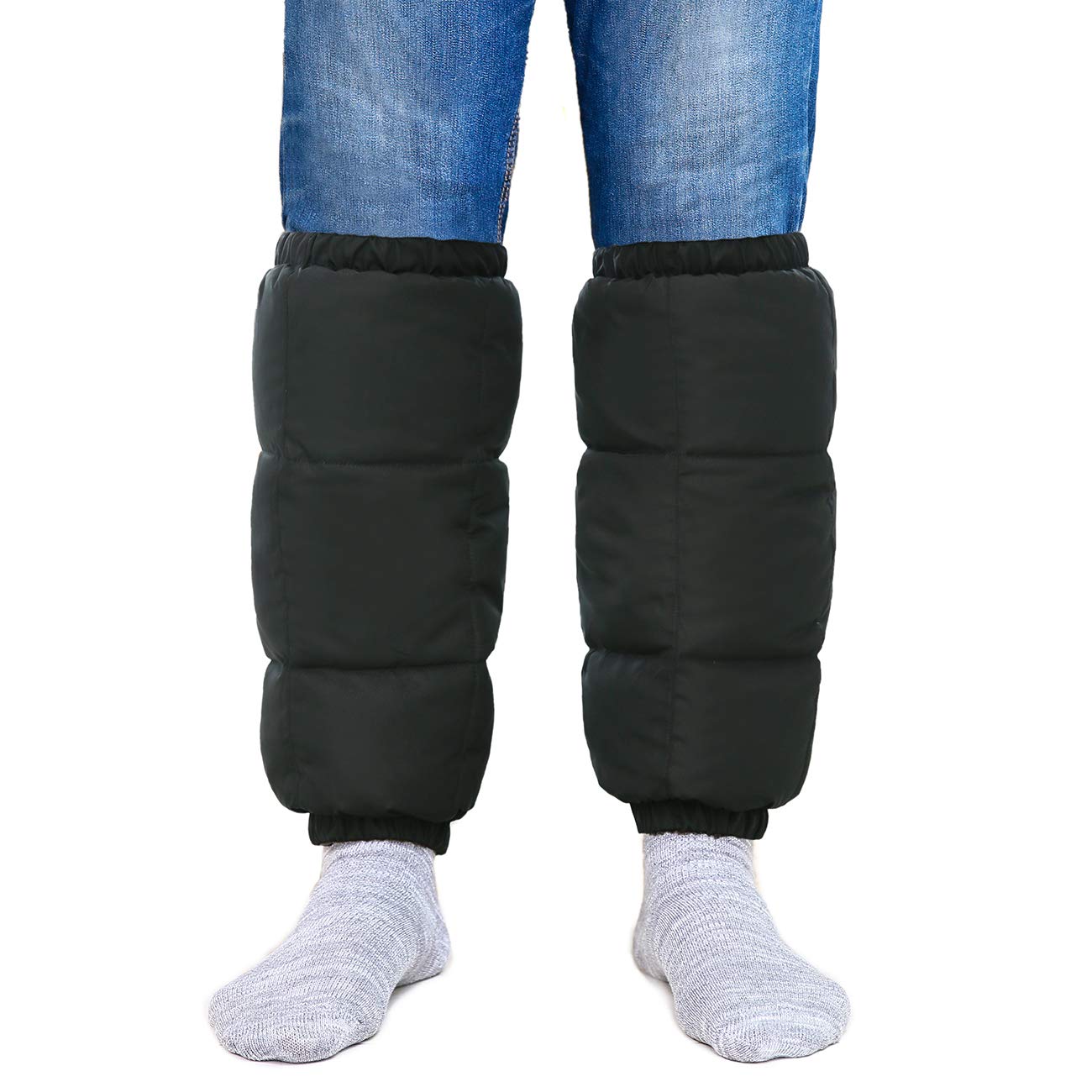 Amazon | [Y.WINNER] 第五世代 羽毛 暖かいダウン レッグウォーマー