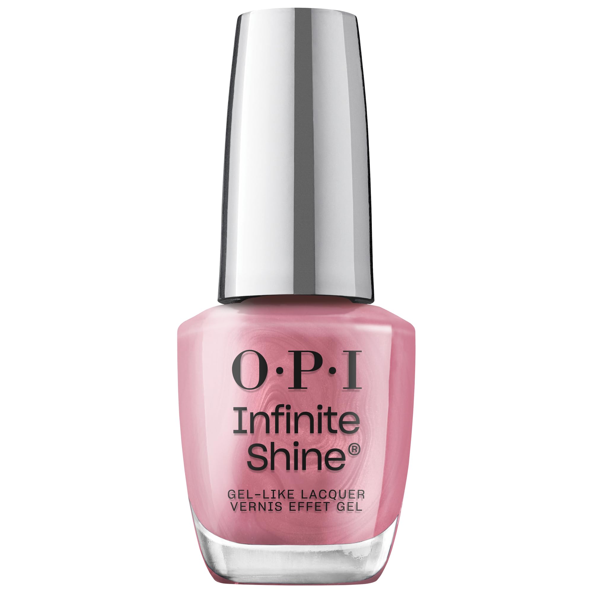 OPI Infinite Shine Pinktöne – vorgehärtete Gel-Technologie ohne UV-Lampe – bis zu 11 Tage Halt – langanhaltender, veganer Nagellack – 15ml