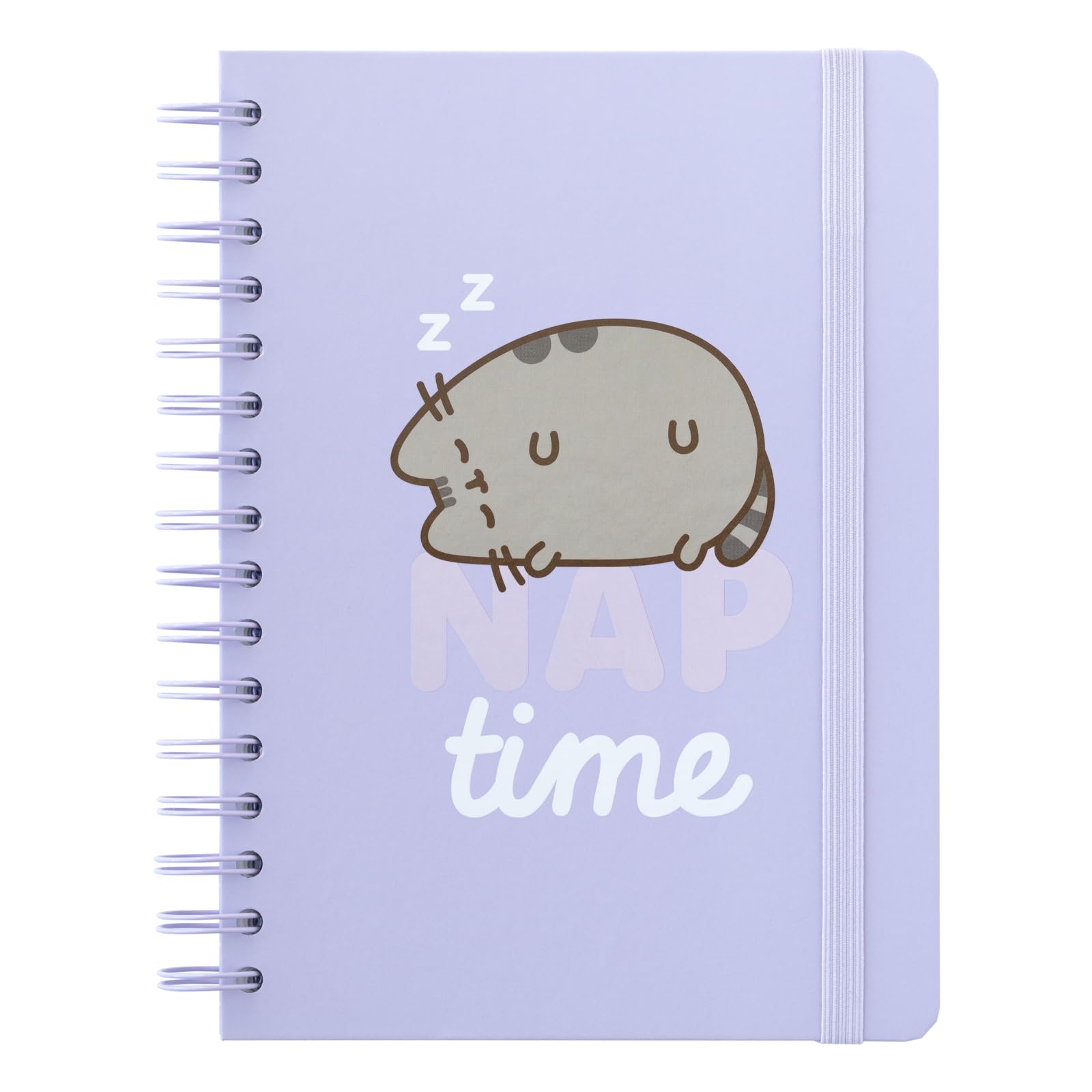 Spiral Notebook Journal Pusheen Cat Official | Hardcover Journaling Notebooks | A5 Notebook | Cute Notebooks | 180 Dotted Pages