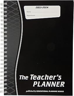 The Teacher's Planner 2024-25: A4, Charcoal, 8 Period (TP1-C)