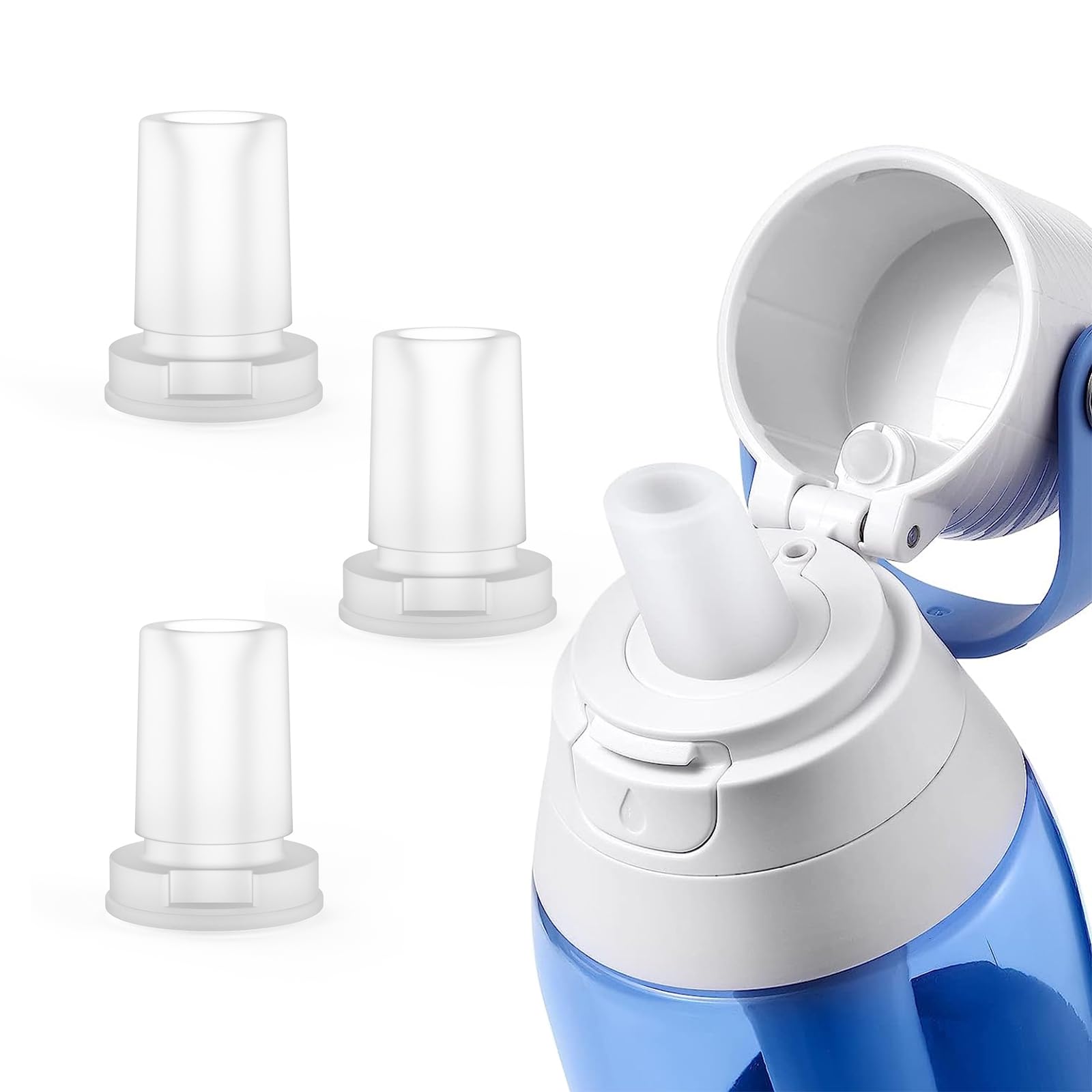GLACIER FRESH Bite Valve Replacement for Brita Water Bottle?Silicone Water Bottle Mouthpiece for Brita Stainless Steel Water Bottle 32oz, 20oz and Brita Plastic Water Bottle 36oz, 26oz?3 pack