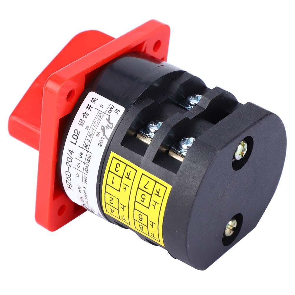 Changeover Switch, Cam Selector Switch Compact for Electrical Wiring in the Power Switch Speed Switch for Conversion Of the Control Circuit