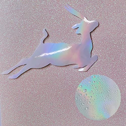 32 Blatt holografische klares Vinyl holografische Aufkleber Papier selbstklebend transparentes holografische Overlay Folie mit A4 Größe 4 Styles gemischt