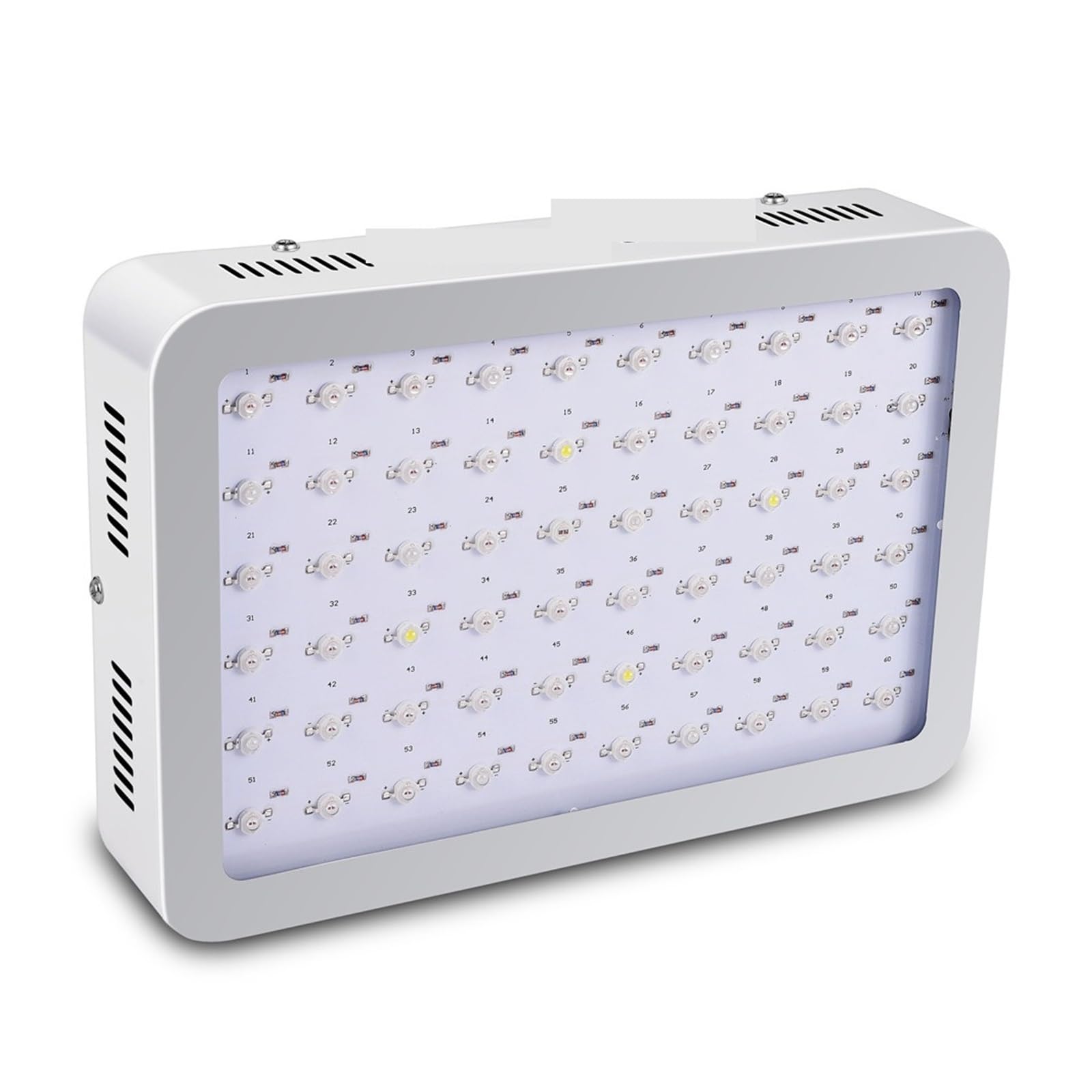 Luce per Piante, Spettro completo 300/600/800/1000/1200/2000W LED Coltiva La Luce 410-730nm for Piante Da Interno fiore serra Giardino Grow Tenda Box(Double chip 600W)