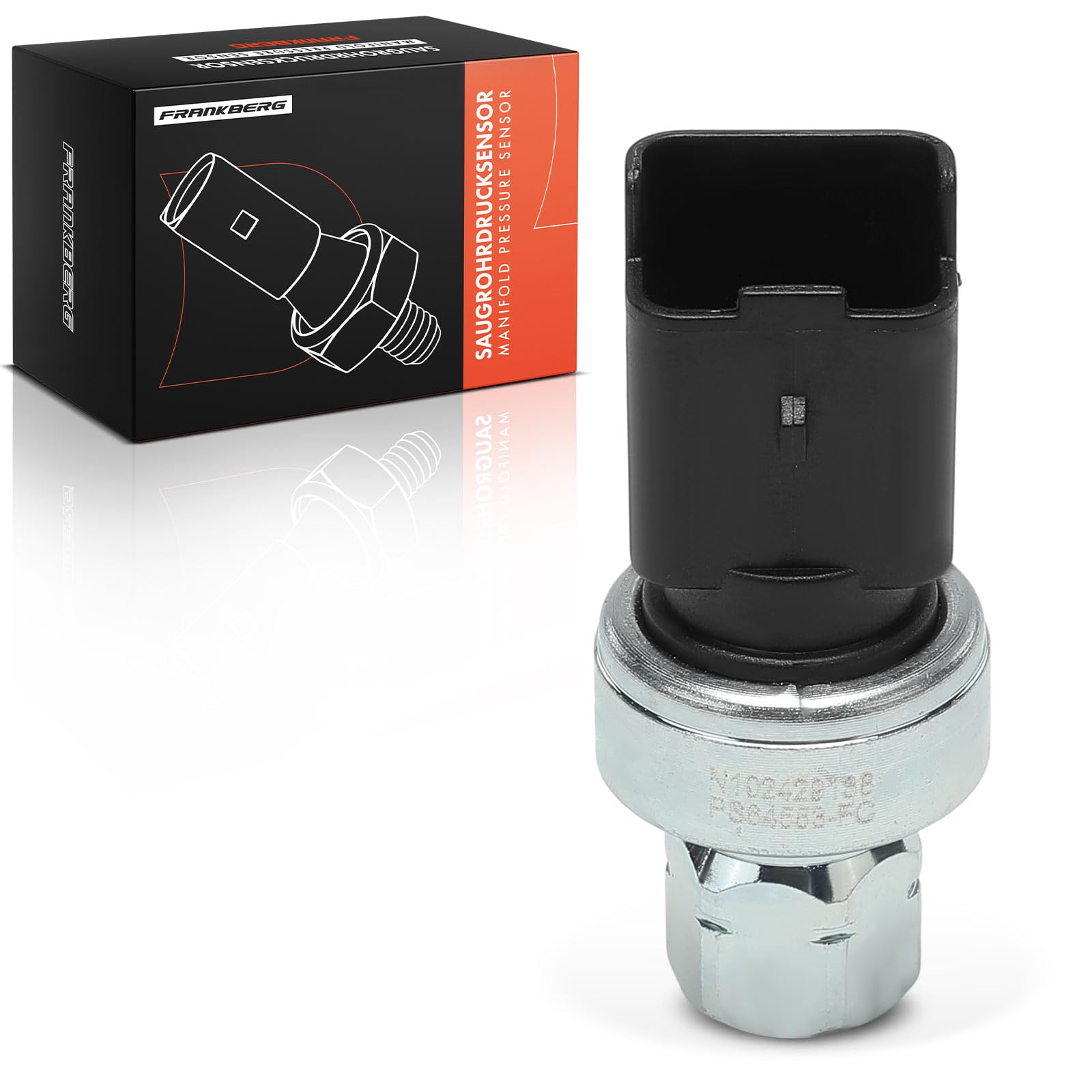 Frankberg Interruptor de presión Sensor de presión del aire acondicionado 3-Polos Compatible con Partner Tepee 807 EB 407 SW 6D 6E Expert Tepee VF3X 5008 0E 0U Replace# 9647971280