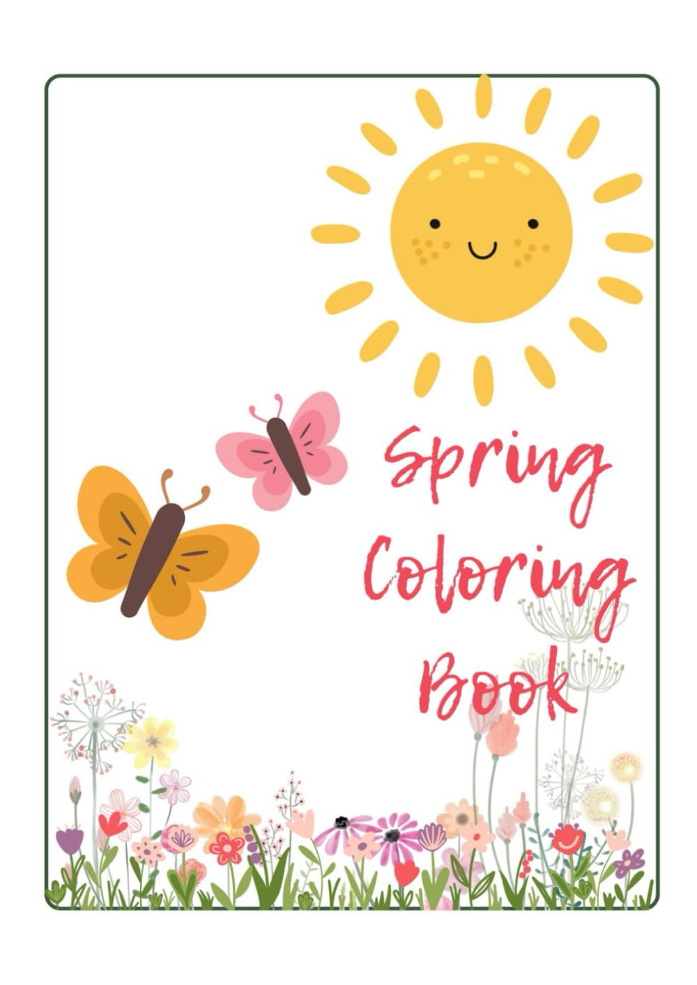 Spring Coloring Book: Activity book for kids