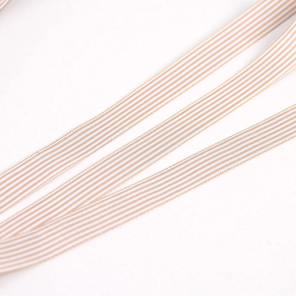 Ribbons For Gift Wrapping Ribbon For Fabric Satin Ribbons 1 5 Cm Pasiasty Szampan Różowy Zamek Kwiat Dekoracyjny Wstążki Akcesoria Do Kostiumów Diy Prezent Urodzinowy Opakowanie Wstążka-12 Metrów Szer