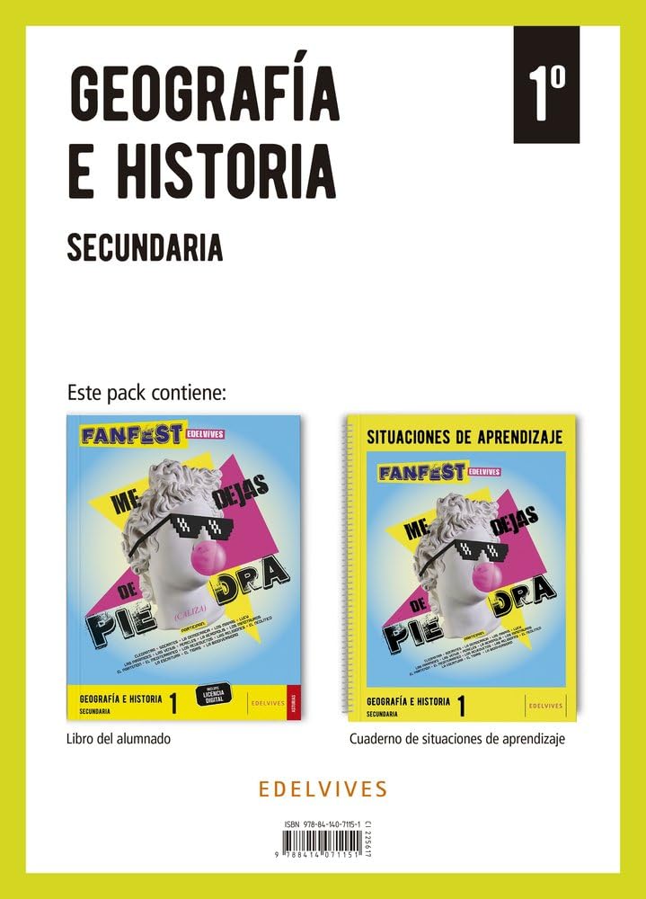 Proyecto: FanFest. Geografía e Historia 1 Secundaria. Libro del alumnado + Cuaderno [Asturias]