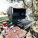 Ash & Ember Park-Style Grill/Smoker, 260 Sq In Charcoal Grill with Cover, 17.5