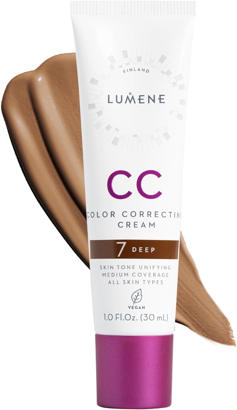LUMENE CC Color Correcting Cream 1 Fl.oz., 7 Deep