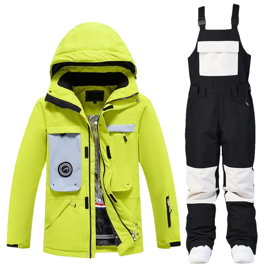 Tuta da sci unisex Set di costumi da neve Giacche da sci e pantaloni Tuta da snowboard