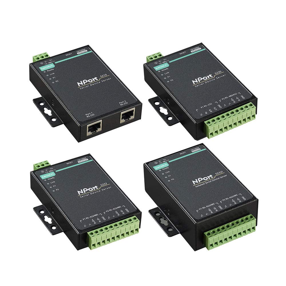 Amazon.co.jp: MOXA 2ポート RS-232 シリアルデバイス・サーバ NPort