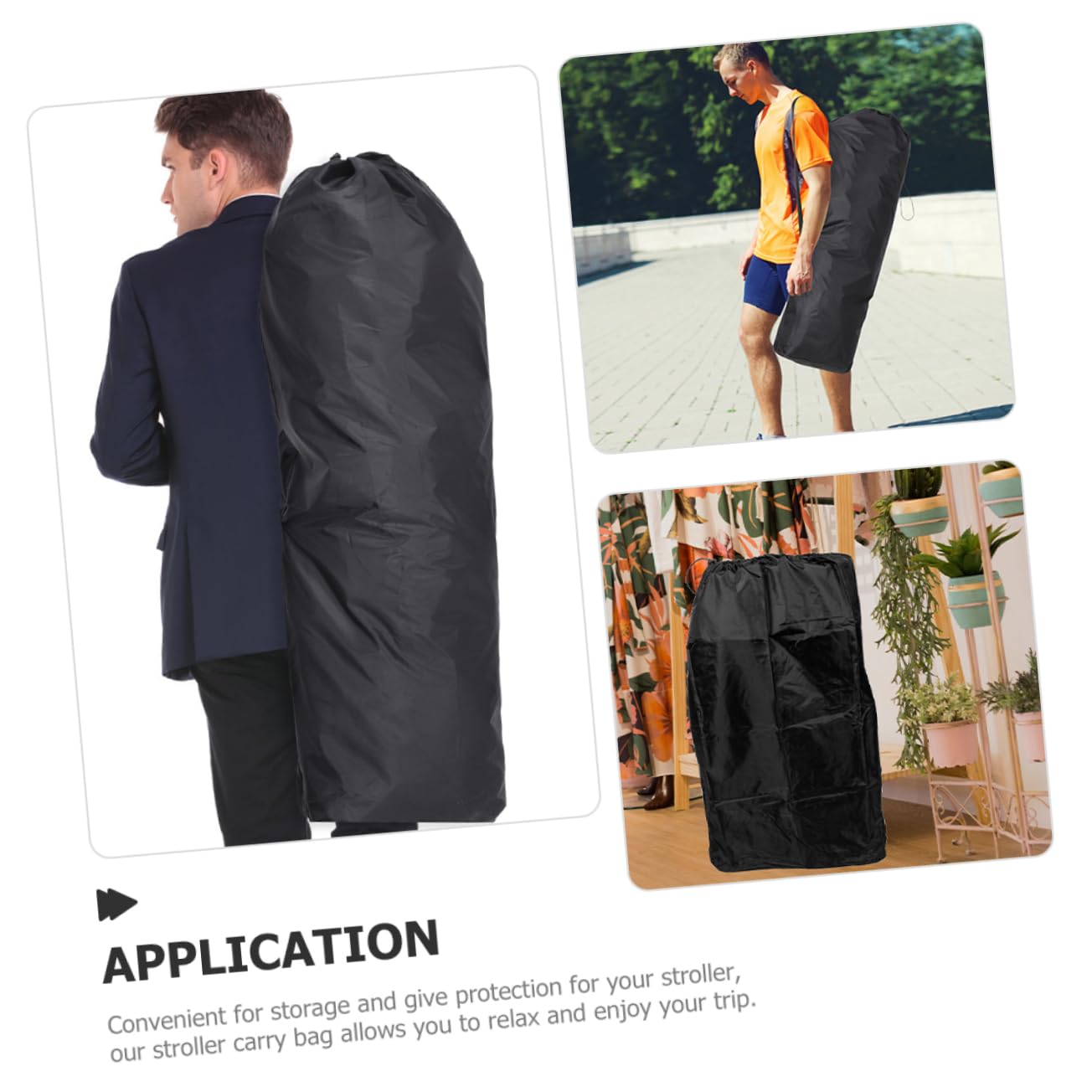 Gogogmee Airplane Travel Accessories Stroller Cover Bag Car Seat Gate Check Bag