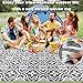 Outdoor Rug Waterproof 9x12 Camping Rug Outdoor Carpet for Patio,Outdside Rug,Plastic Straw Mat, Rv Camping Essentials,Outdoor Mat Decor Deals for Patio,Camping,Deck,Balcony,Porch