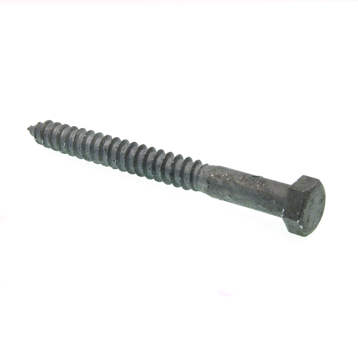 Prime-Line 9057073 Hex Lag Vidalar, 1/2 inç X 5 In., A307 Grade A Sıcak Daldırma Galvanizli Çelik (25 Paket)