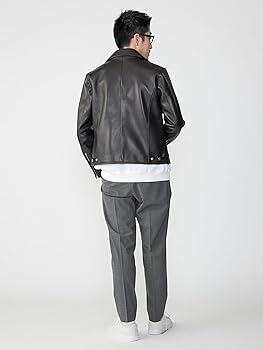 01989-6 ビームス　ラムレザー　ダブルライダースジャケット Ray BEAMS（レイビームス）の「Ray BEAMS / ラムレザー ダブル