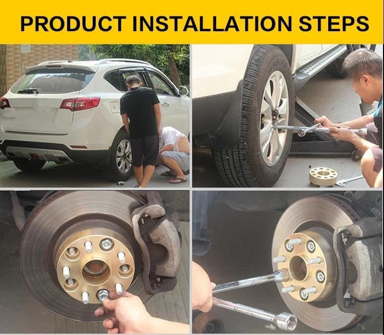 Entretoises roue 30mm Fiat 500X pour stabiliser la trajectoire et élargir la voie - 6