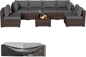 Amopatio 7-Piece Outdoor Sectional Set: Comfort Reimagined for Your Outdoor Haven