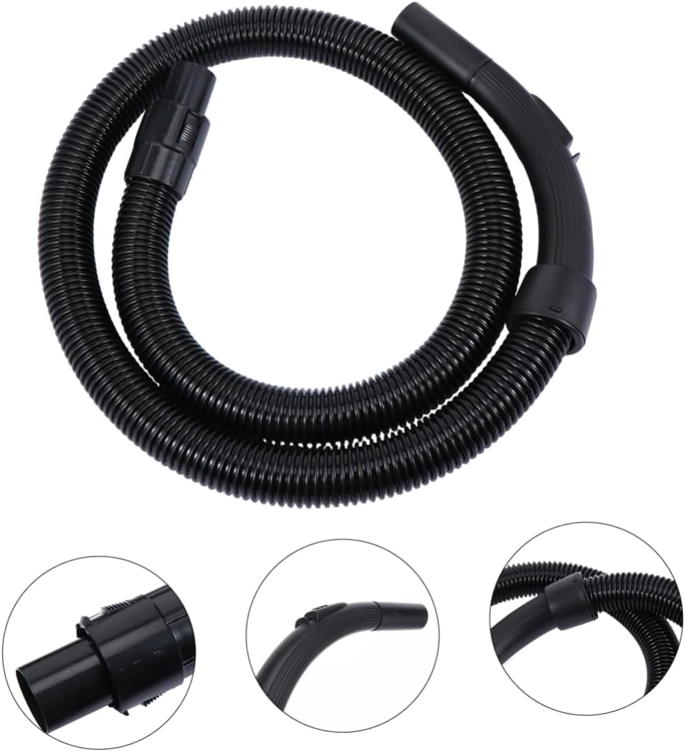 Durable Flexible Vacuum Cleaner Hose Accessory Kit with Threaded Fitting for Home Shop Vacuums and Power Tools Dust Collection
