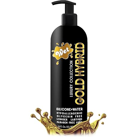 Wet Gold Hybrid Silicone & Water Based Lubricant: The Pinnacle of Sensual Delight