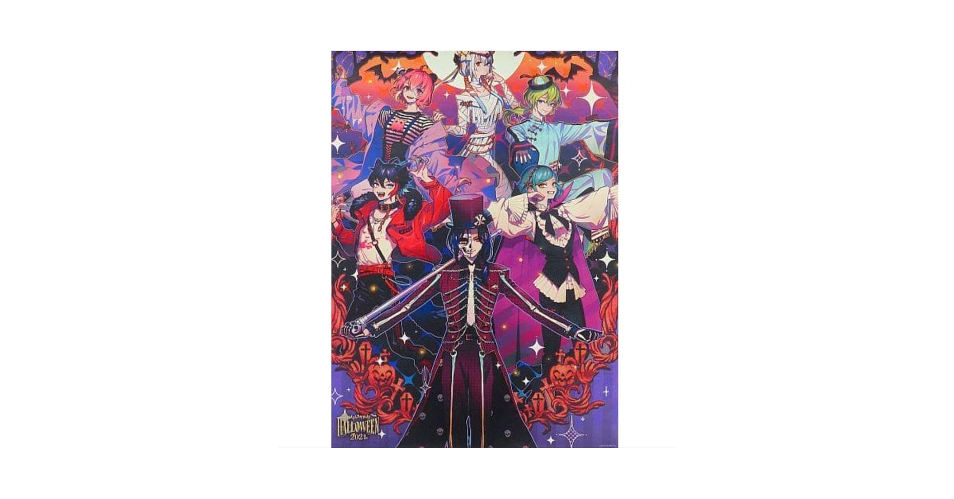 Amazon.co.jp: にじ さんじハロウィン2021タペストリー E