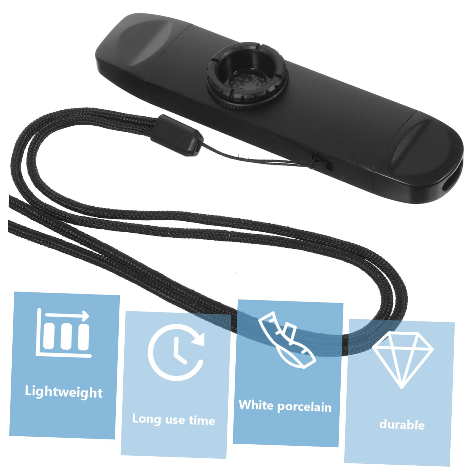 SUPVOX Sleek Kazoo Guitar Accompaniment Double-head Kazoo for Musical Education and