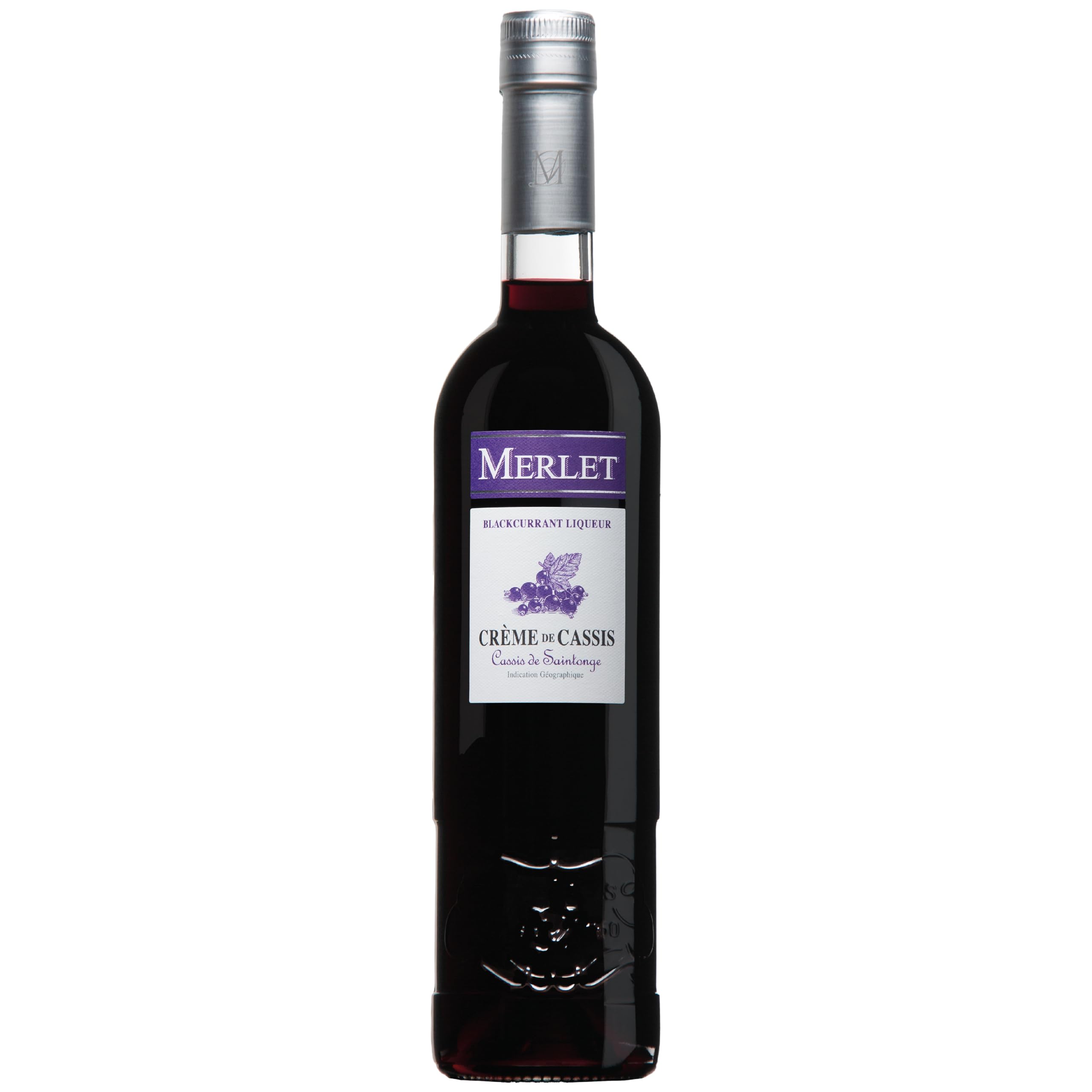 Merlet & Fils Crème de Cassis de Saintonge French Blackcurrant Fruit Liqueur, Noir de Bourgogne Berries, 70cl , 20% ABV , Elevates Kir/Kir Royale, Spritzes, Cocktails, Desserts