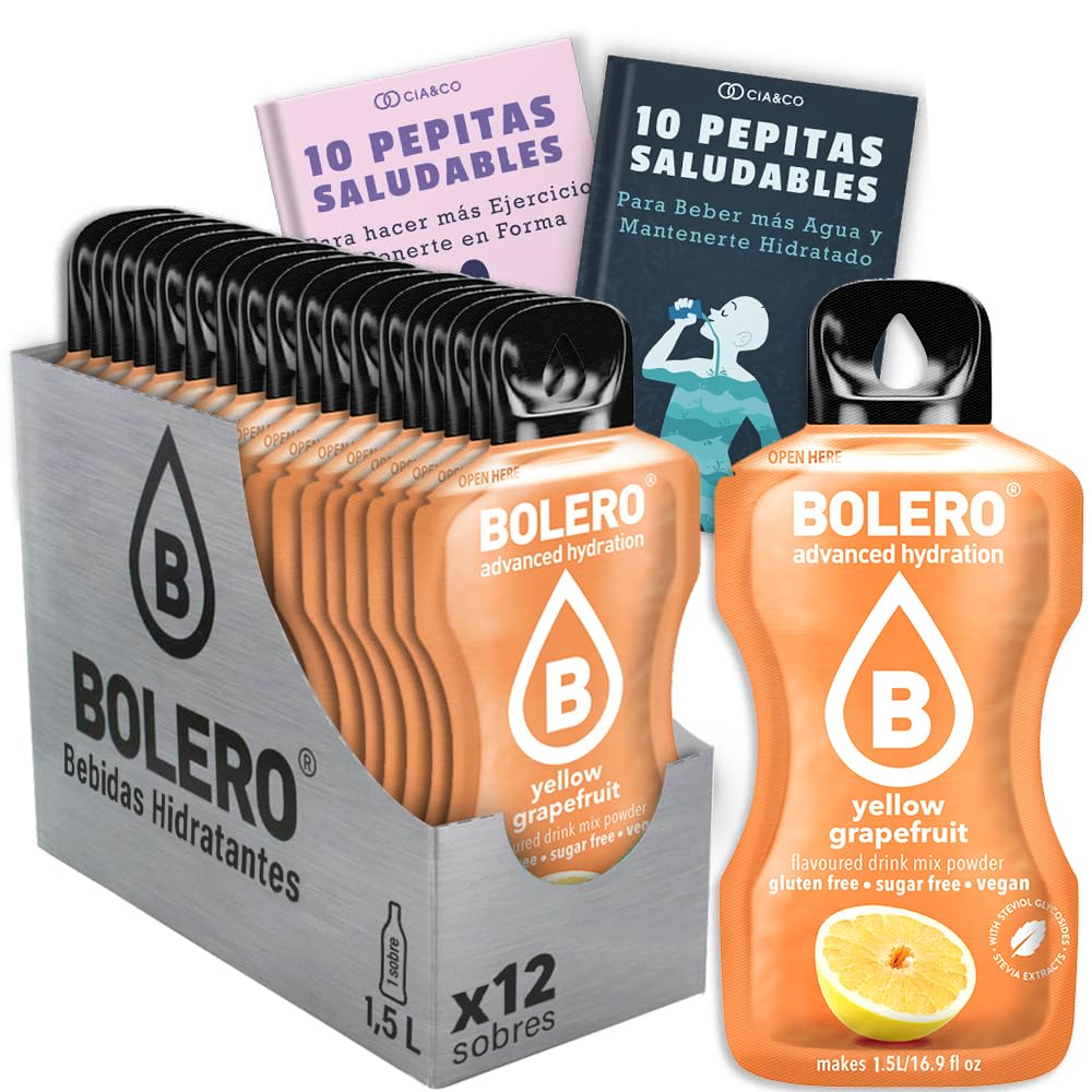24 x Bebida Bolero COLA Hidratante Sin Azucar (24x9 grs) + 30 Pepitas Saludables para una vida más sana by Cia&Co — view 242