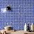 smafusion 11.5sqft Iridescent Cobalt Pool Tile, Glass Mosaic Floor and Wall Tile for Bathroom, Kitchen Backsplash, Swimming Pool, Shower, Accent Wall, Outdoor (10pcs, Dark Blue)