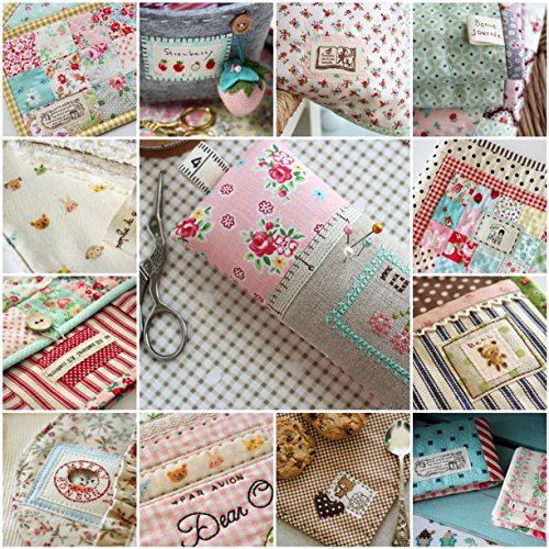 Flic-Flac WJCR-FB-HB 200Pcs 4 X 4 Inches (10Cmx10Cm) Cotton Craft Fabric Bundle Squares Patchwork Lint Diy Sewing Scrapbooking Quilting Dot Pattern Artcraft thumb #5
