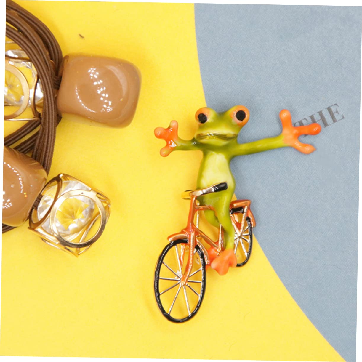 VALICLUD Frosch Brosche abstecknadeln trachtenbrosche Kopftuch Brosche Cartoon Tier Brosche Wäscheklammer Cartoon-Rucksäcke Stift Brosche aus Anstecknadel für Kleidung