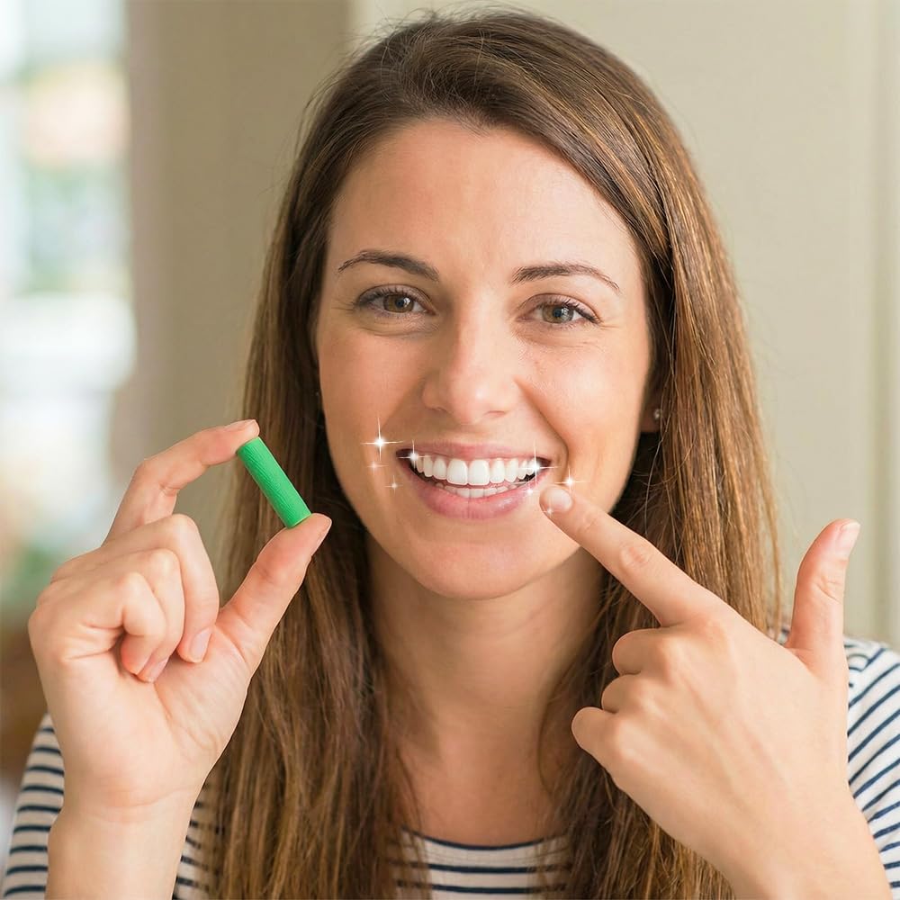 Aligner Chewies 60 Pezzi Masticatori per Allineatori Dentali con Bastoncino per Allineatori Vassoi con Bastoni (6 Colori)