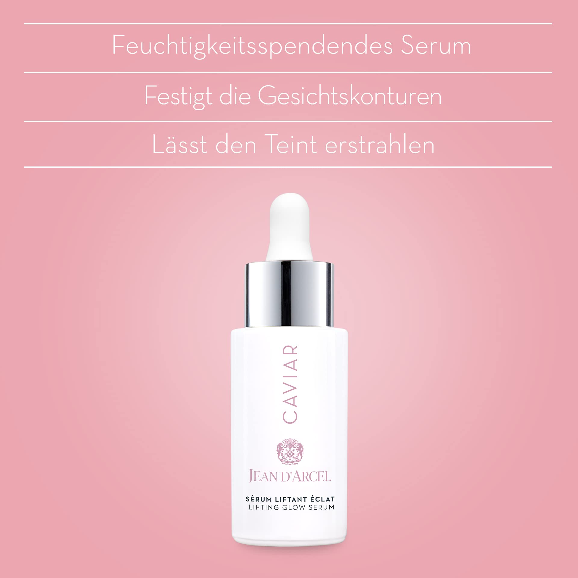 JEAN D'ARCEL - CAVIAR sérum liftant éclat - Feuchtigkeitsspendendes Serum - Polstert das Hautrelief auf - 30ml